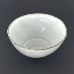 15.5cm Ceramic Bowl - Speckled Grey Reactive Glaze
