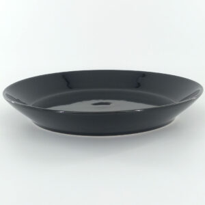 26cm Ceramic Dinner Plate - Glossy Black