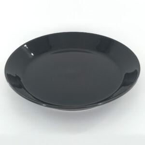 26cm Ceramic Dinner Plate - Glossy Black