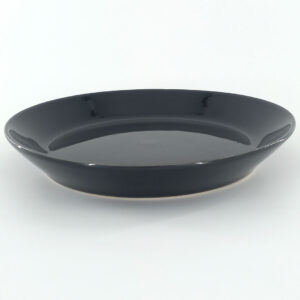 19.5cm Ceramic Side Plate - Glossy Black