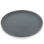 26cm Ceramic Dinner Plate - Matte Grey
