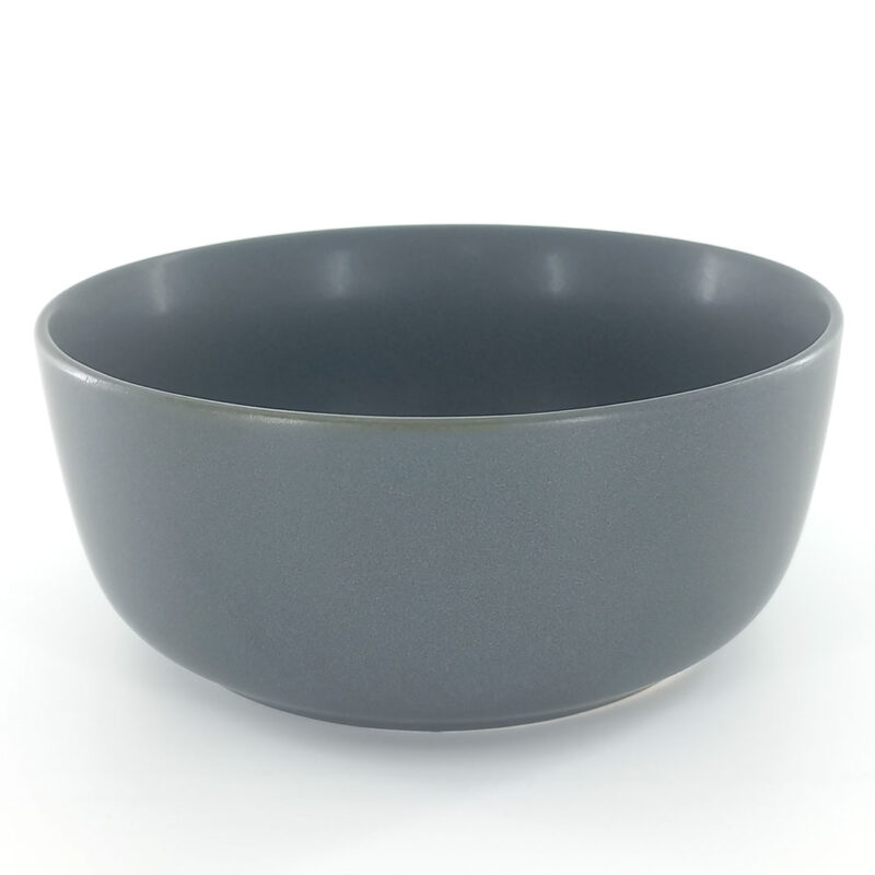 15.5cm Ceramic Bowl - Matte Grey