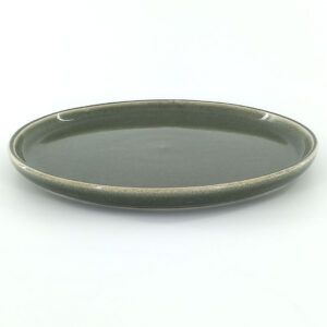 21.5cm Ceramic Side Plate - Sage Green Reactive Glaze