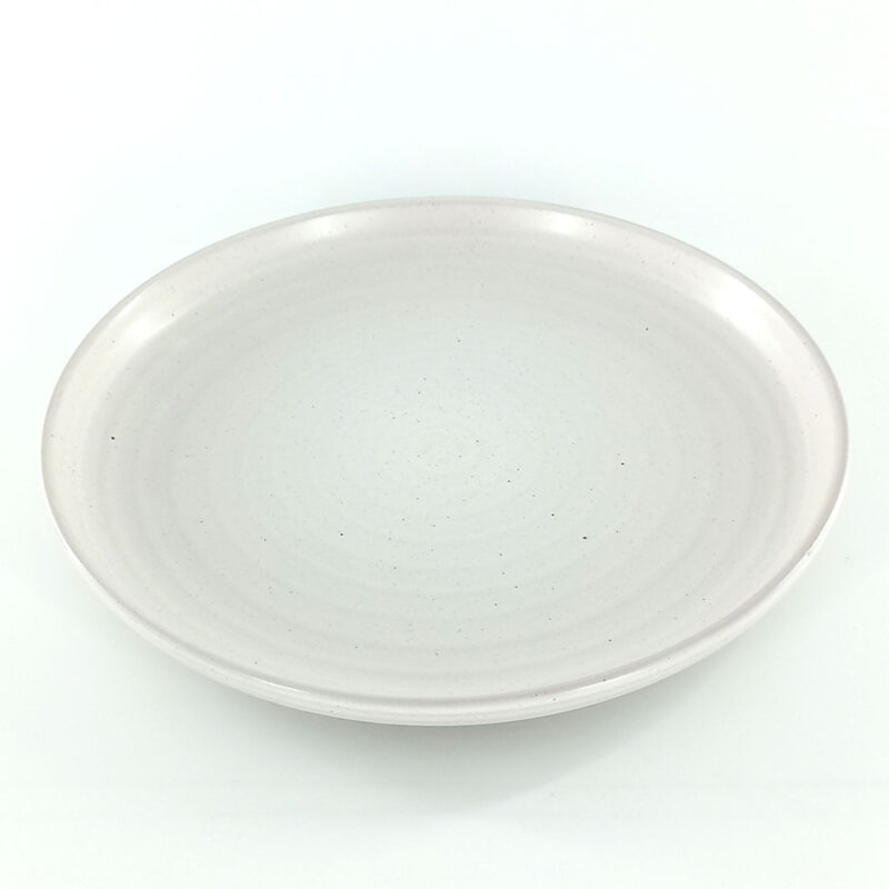 1928-ceramic-side-plate-2 21cm Ceramic Side Plate – Textured Ridged Design
