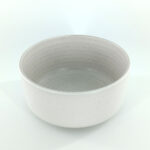 15cm Ceramic Bowl - Speckled Ridged Design