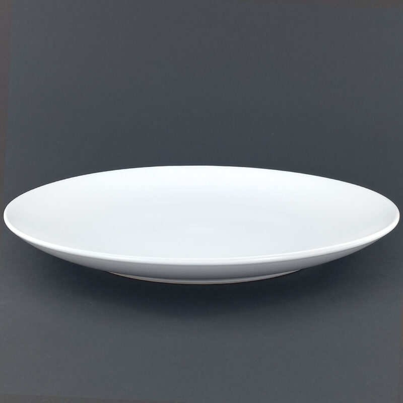 27.5cm Ceramic Dinner Plate - Matte White