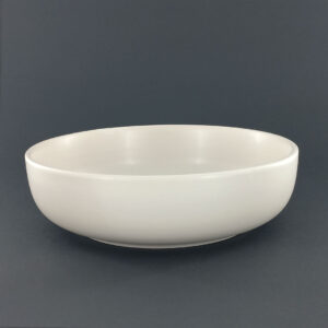 21cm Ceramic Deep Plate - Light Matt Beige