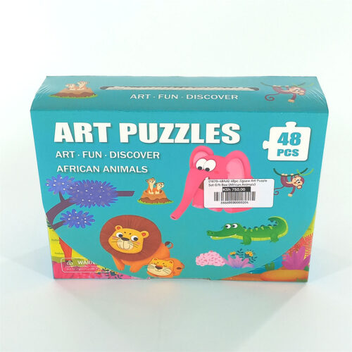 48pc Animal Puzzle Set For Kids