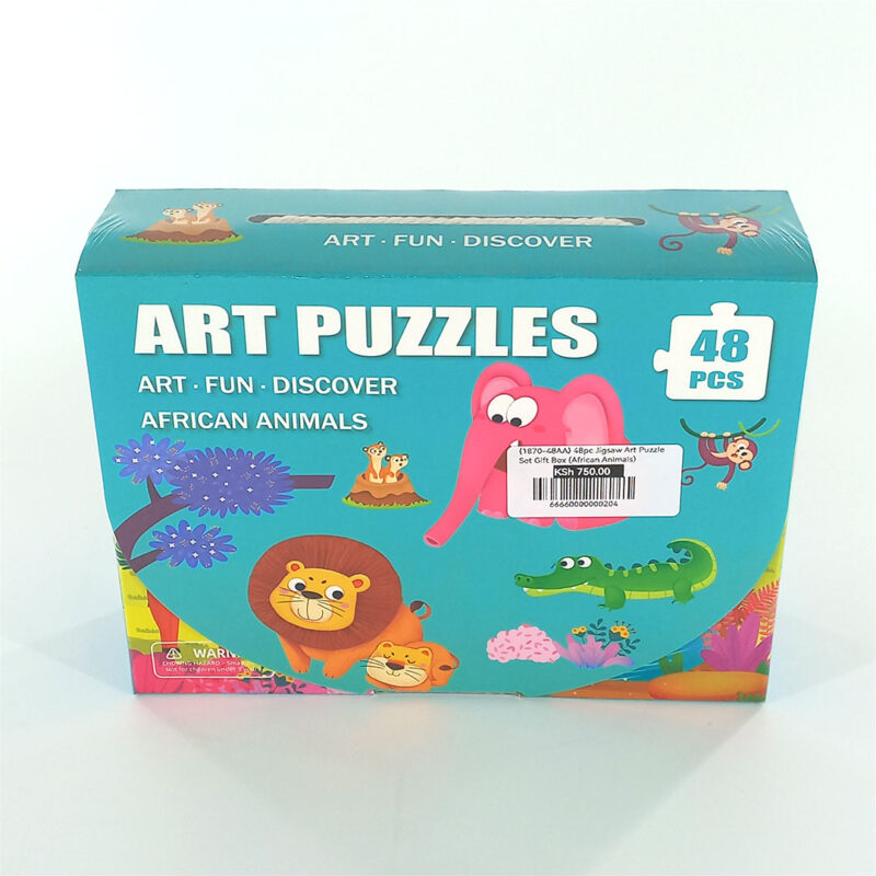 48pc Animal Puzzle Set For Kids