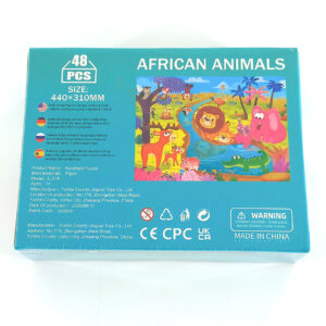 48pc Animal Puzzle Set For Kids