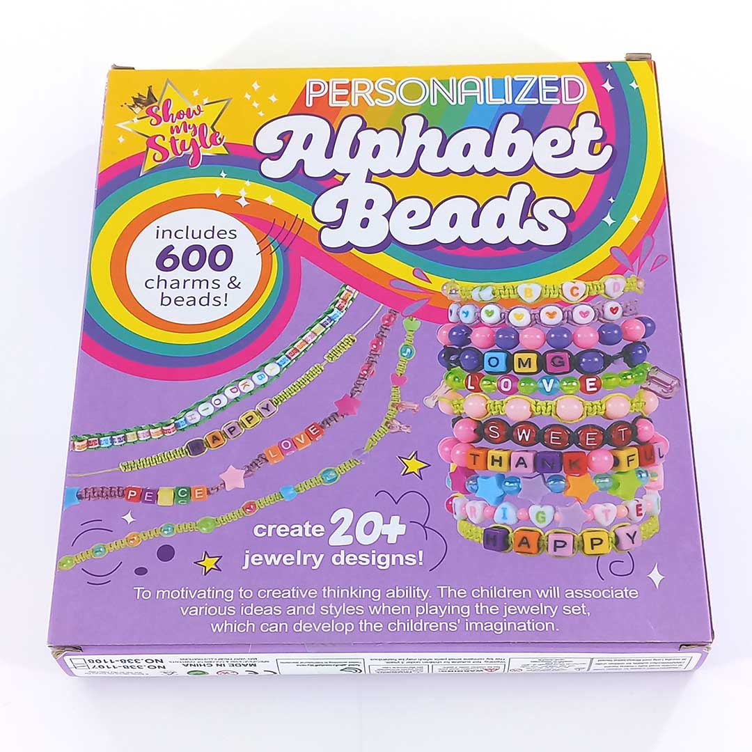 DIY Alphabet Beads Jewellery Making Kit