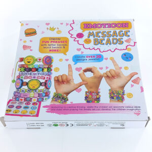 DIY Bracelet Kit for Girls - Emoticon & Letter Beads