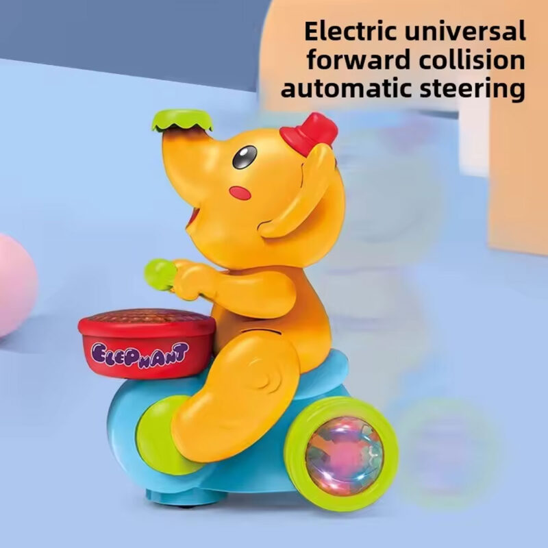 Musical Elephant Drumming Toy