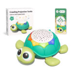 Turtle Crawling Toy with Light Projection & Remote