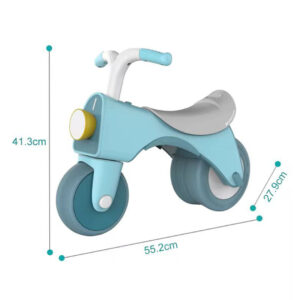 Kids Balance Bike with LED Light & Music - Wide Wheels