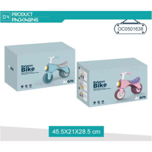 Kids Balance Bike with LED Light & Music - Wide Wheels