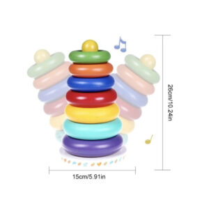 Musical Rainbow Stacking Toy