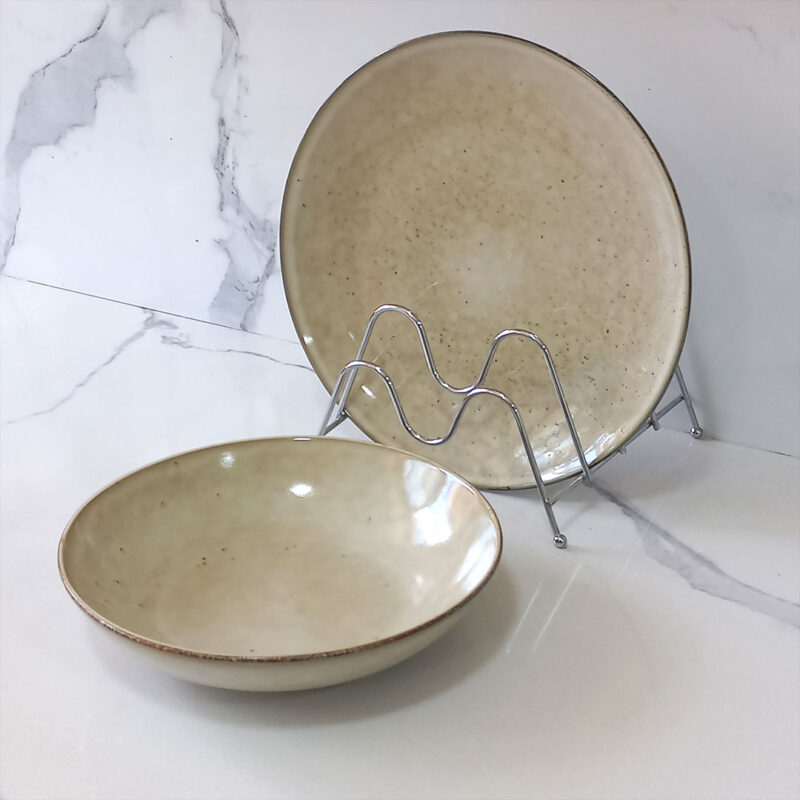 speckled-beige-plate-and-bowl