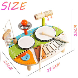 Wooden Drumming Toy Set