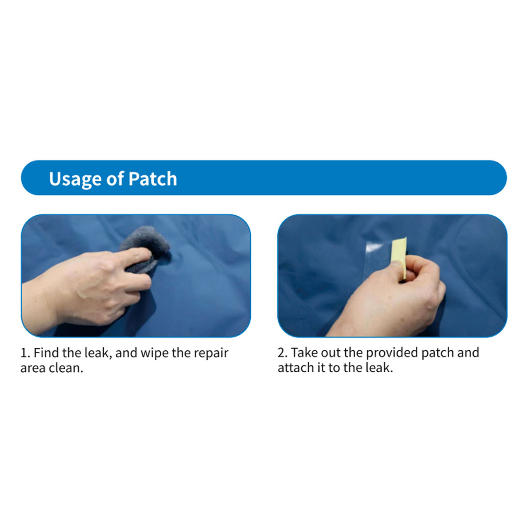 Inflatable Sleeping Mat with Built-in Foot Pump & Pillow