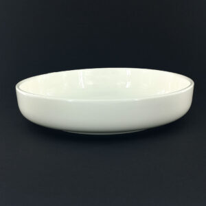 20cm-white-ceramic-deep-plate-4 20cm Glossy White Ceramic Deep Plate