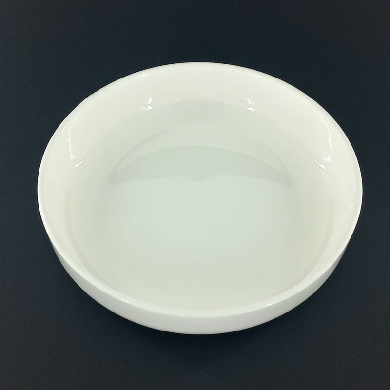20cm-white-ceramic-deep-plate-5 20cm Glossy White Ceramic Deep Plate