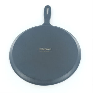 28cm Heavy Duty Pre-Seasoned Cast Iron Pan / Flat Tawa - Homeway