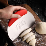 Stainless Steel Dough Scraper with Measurement Guide