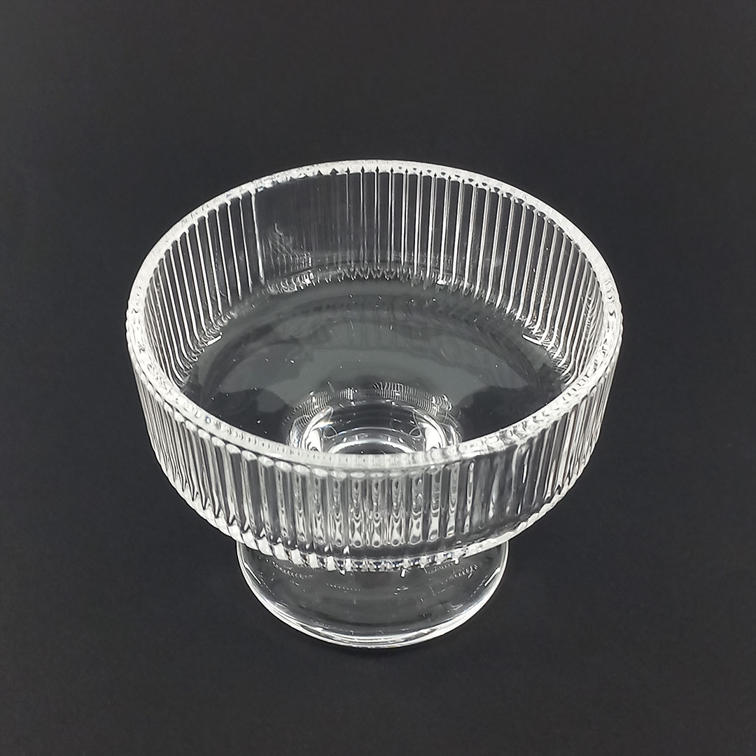 6pc Ice Cream Bowl Set - Ribbed Design