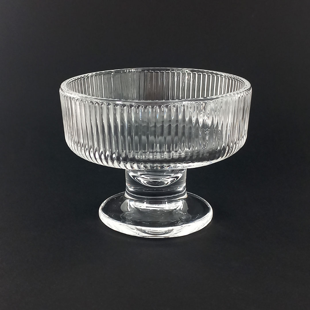 6pc Ice Cream Bowl Set - Ribbed Design