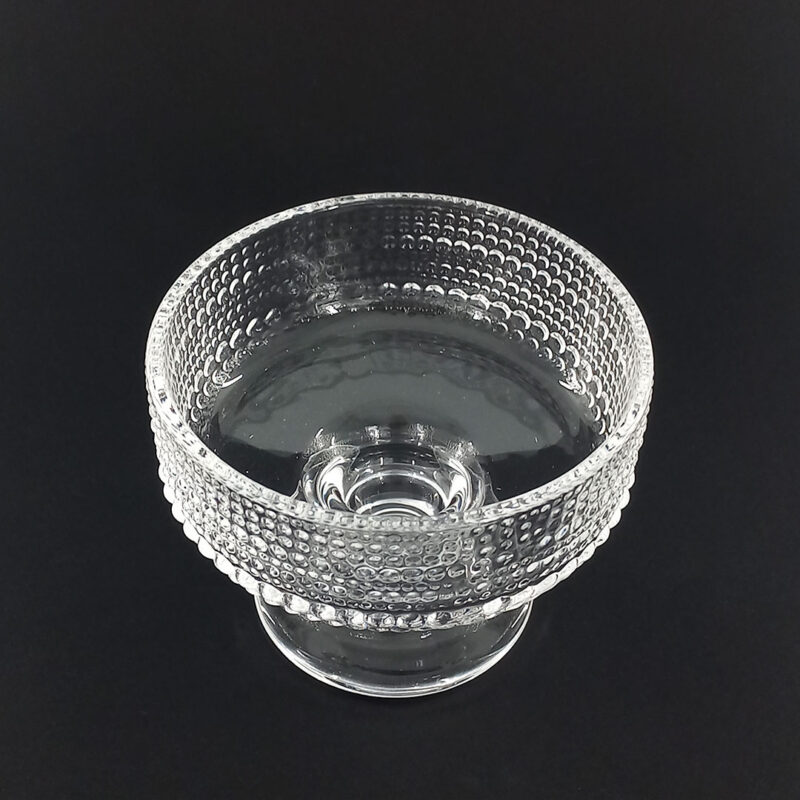 0505-ice-cream-bowl-5 6pc Glass Ice Cream Bowl Set - Bubble Textured Design