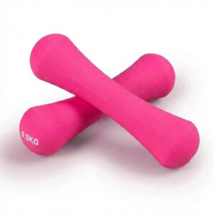 2pc Lightweight Neoprene Bone Dumbbells Set - 0.5 to 4kg