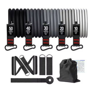 11pc Stackable Resistance Band Set - 4.6kg to 22.7kg