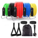 11pc Stackable Resistance Band Set - 4.6kg to 22.7kg