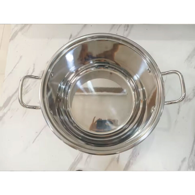 Large Stainless Steel Pots with Induction Base