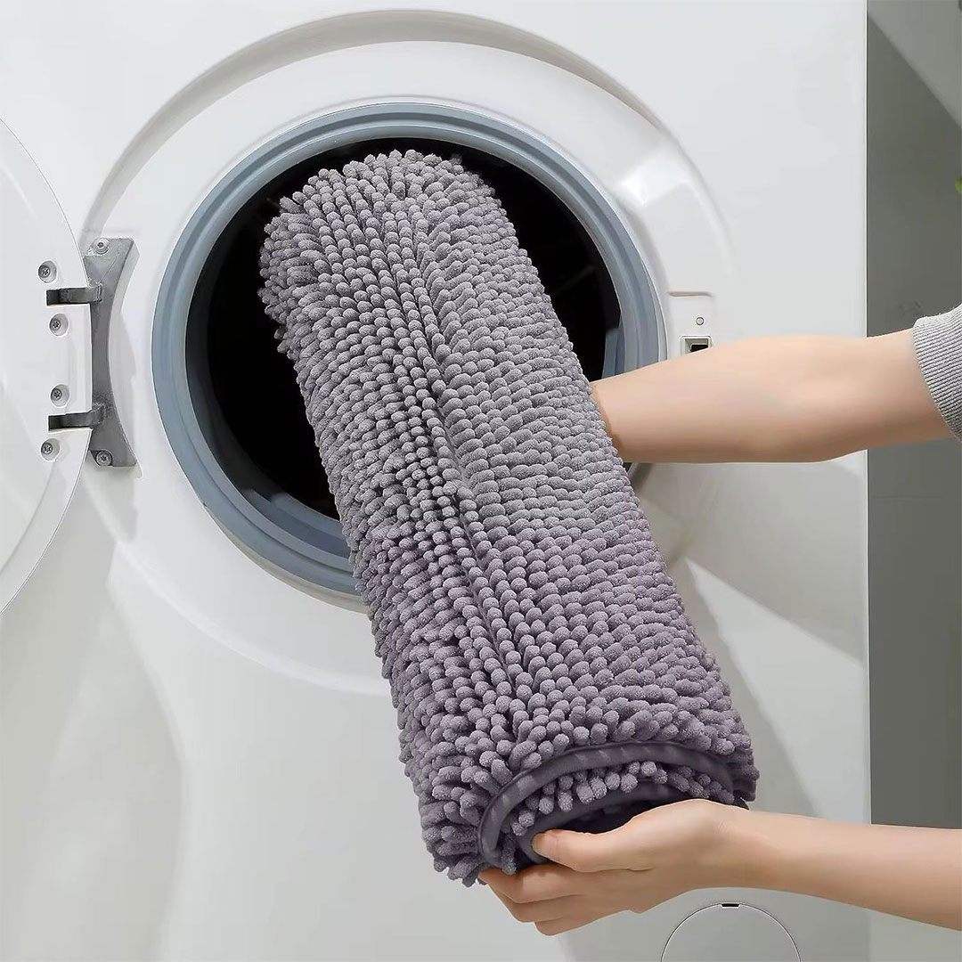 Premium 3pc Nonslip Bathroom Mat Set - Ultra Soft Shaggy