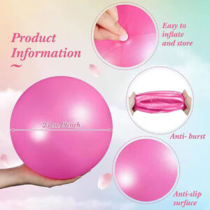 25cm-yoga-ball-5 Mini Pilates or Yoga Ball 25cm - Anti-Burst, Non-Slip Surface