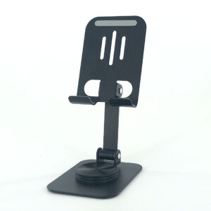 Metal Phone Stand with 360° Swivel & 180° Tilt Adjustment