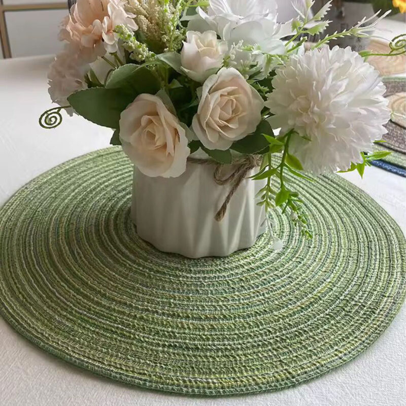 38cm Round Woven Placemat