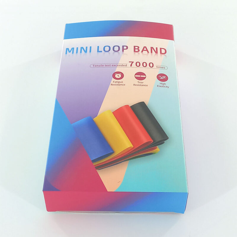 5pc Mini Loop Resistance Band Set with 5 Intensity Levels
