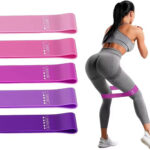 5pc Mini Loop Resistance Band Set with 5 Intensity Levels