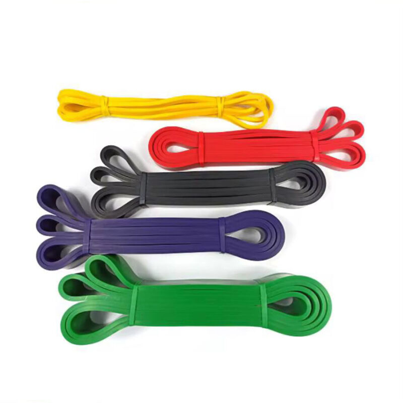 6pc Long Loop Resistance Band Set for Strength Training - 4 to 79 kg