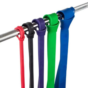6pc Long Loop Resistance Band Set for Strength Training - 4 to 79 kg