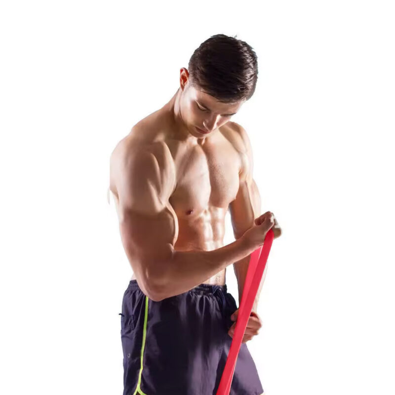 6pc Long Loop Resistance Band Set for Strength Training - 4 to 79 kg
