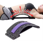 Adjustable Lumbar Back Stretcher with 3 Intensity Levels