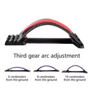 Adjustable Lumbar Back Stretcher with 3 Intensity Levels