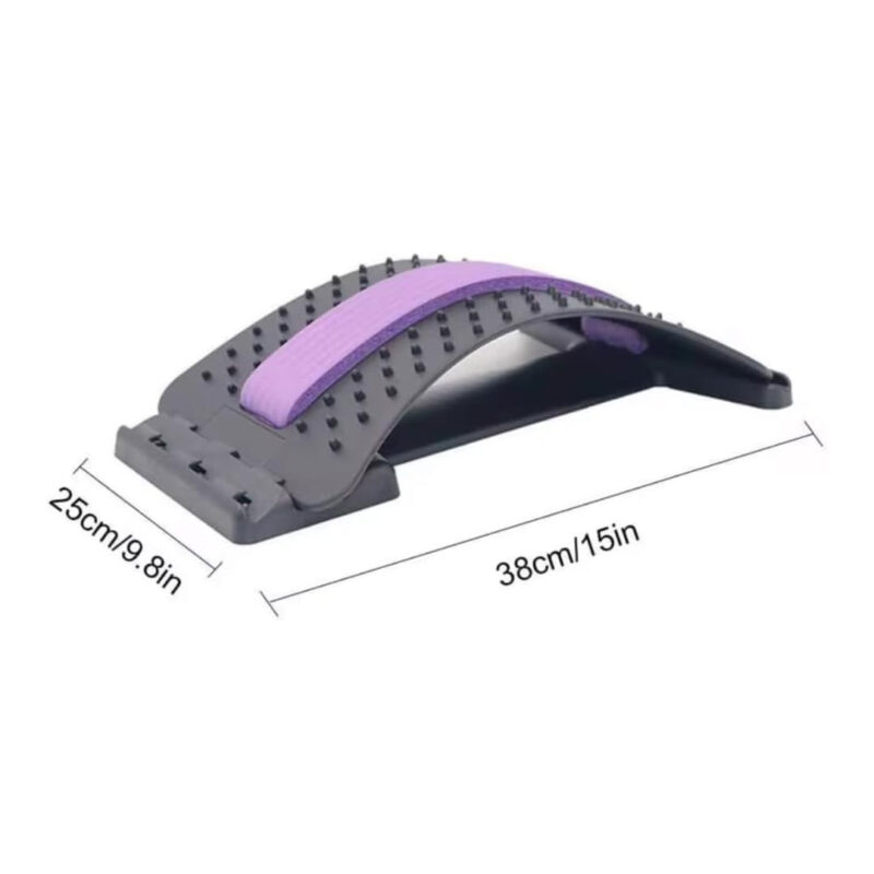 Adjustable Lumbar Back Stretcher with 3 Intensity Levels