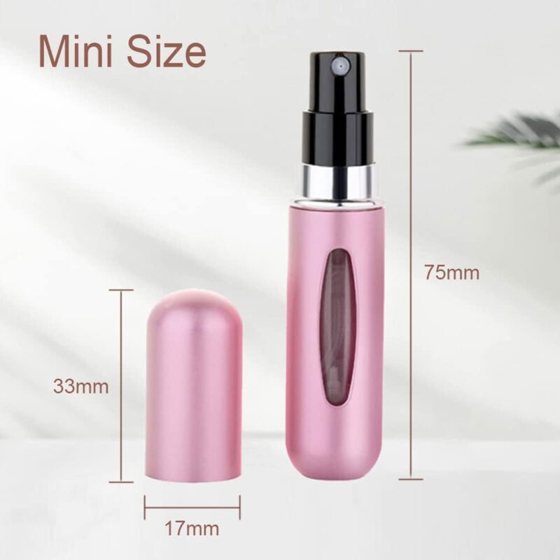 Mini Refillable Perfume Bottle for Travel – 5ml Atomizer