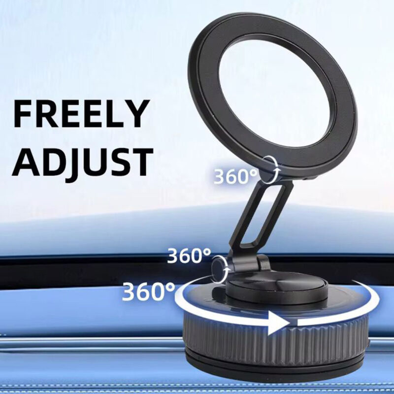 360° Rotatable Vacuum Magnetic Phone Holder