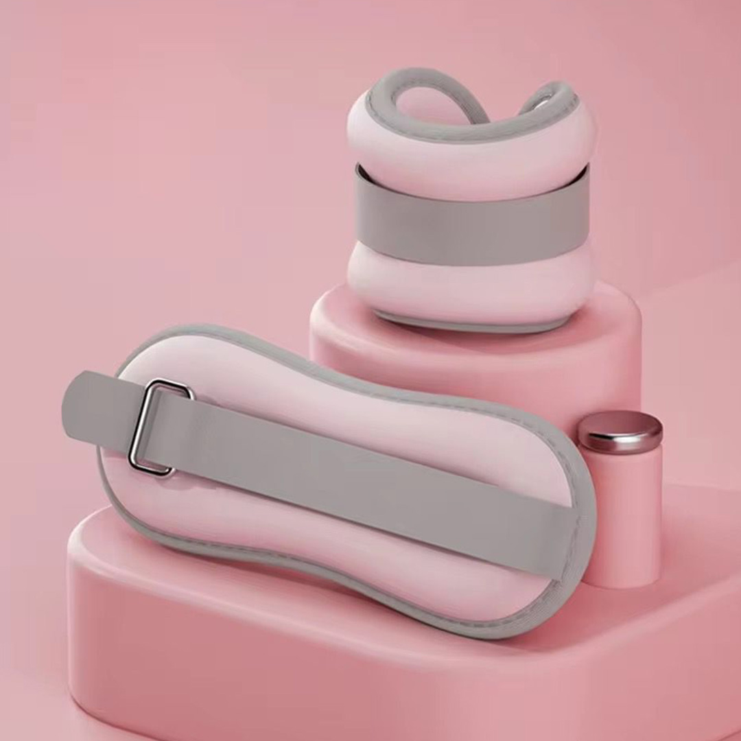 Ankle Weights - Soft Neoprene, 1 to 3kg Pair